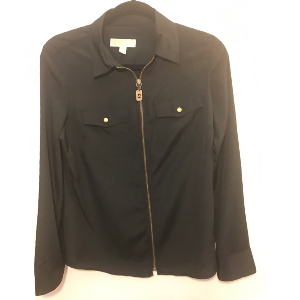 Michael Kors zip shirt